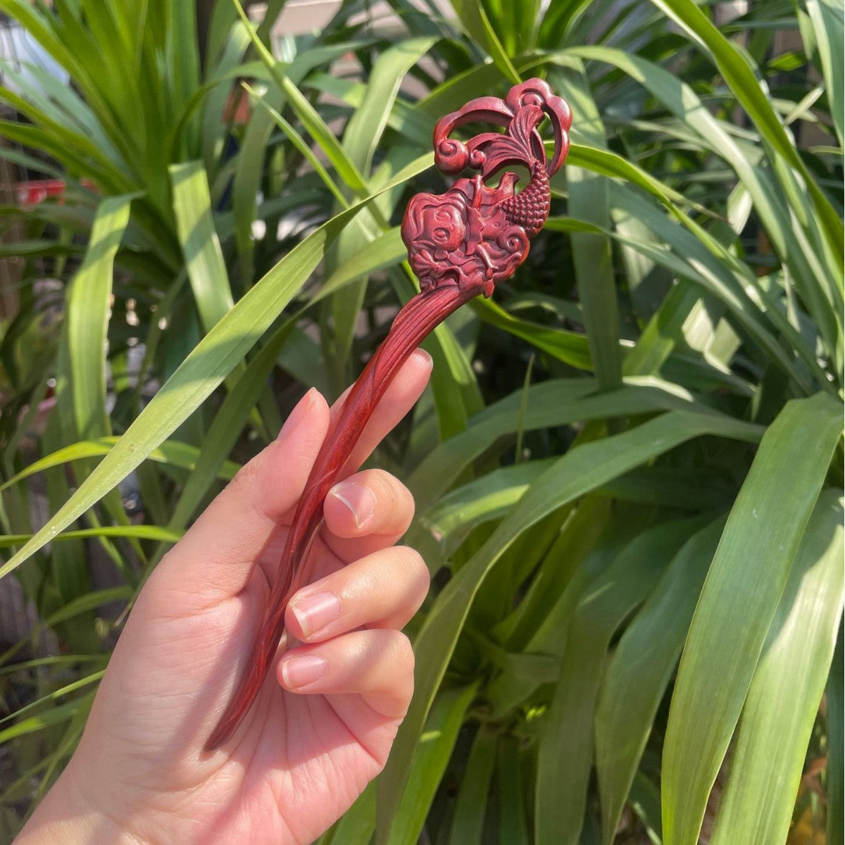 PF143 - Intricate Wooden Hair Sticks - Wholesale