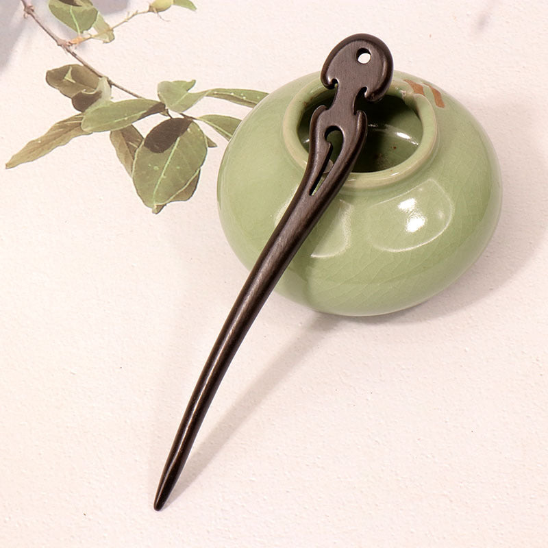 PF082 - 15cm Ebony Hair Sticks - Wholesale