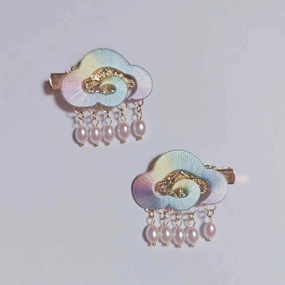 Handmade Chanhua Cloud Hair Clip - Daily, Wedding & Banquet
