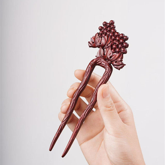 PF143 - Intricate Wooden Hair Sticks - Wholesale