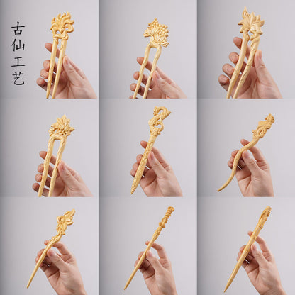 PF151 - Boxwood Hair Sticks - Wholesale