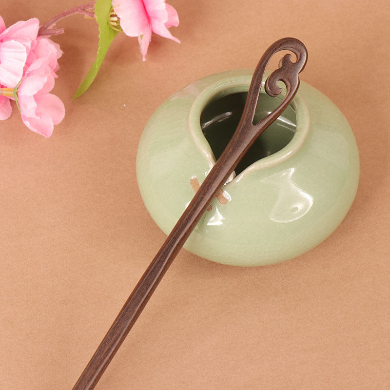PF078 - 18cm Big-Leaf Rosewood Hair Sticks - Wholesale
