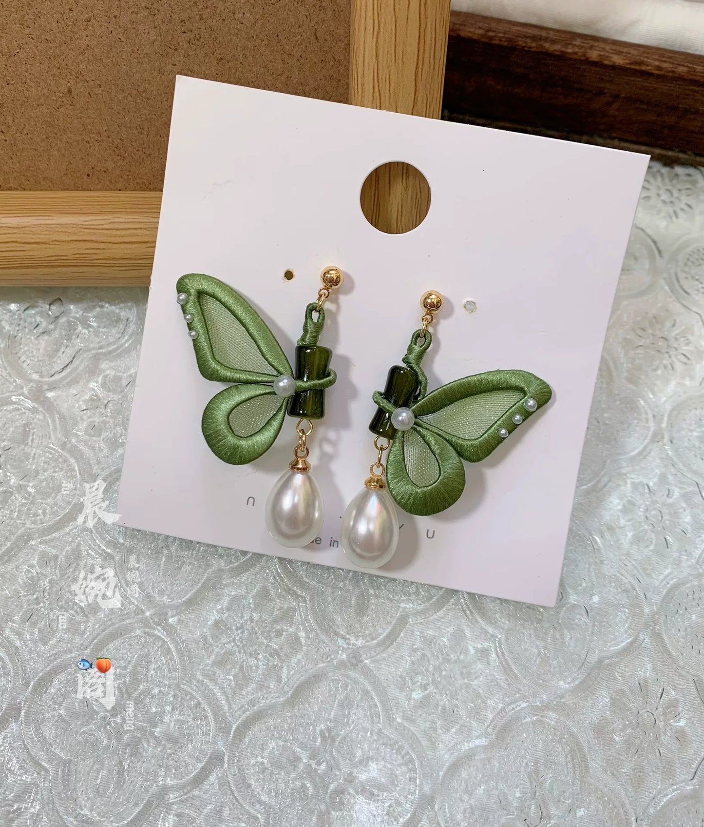 PF034 - Butterfly Chanhua Earrings - Wholesale