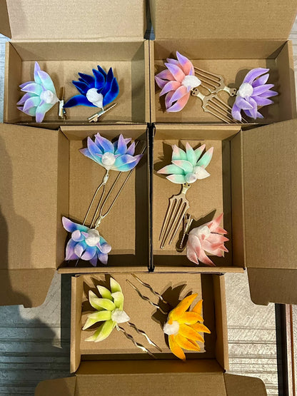 PF073 - Nine Tailed Fox Ronghua Hairpin - Wholesale