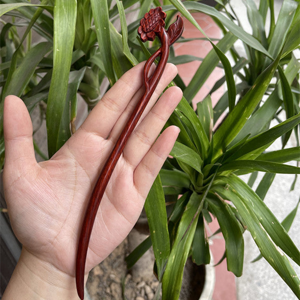 PF140 - 20cm Rosewood Hair Sticks - Wholesale