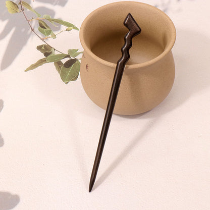 PF084 - 18cm Ebony Hair Sticks - Wholesale