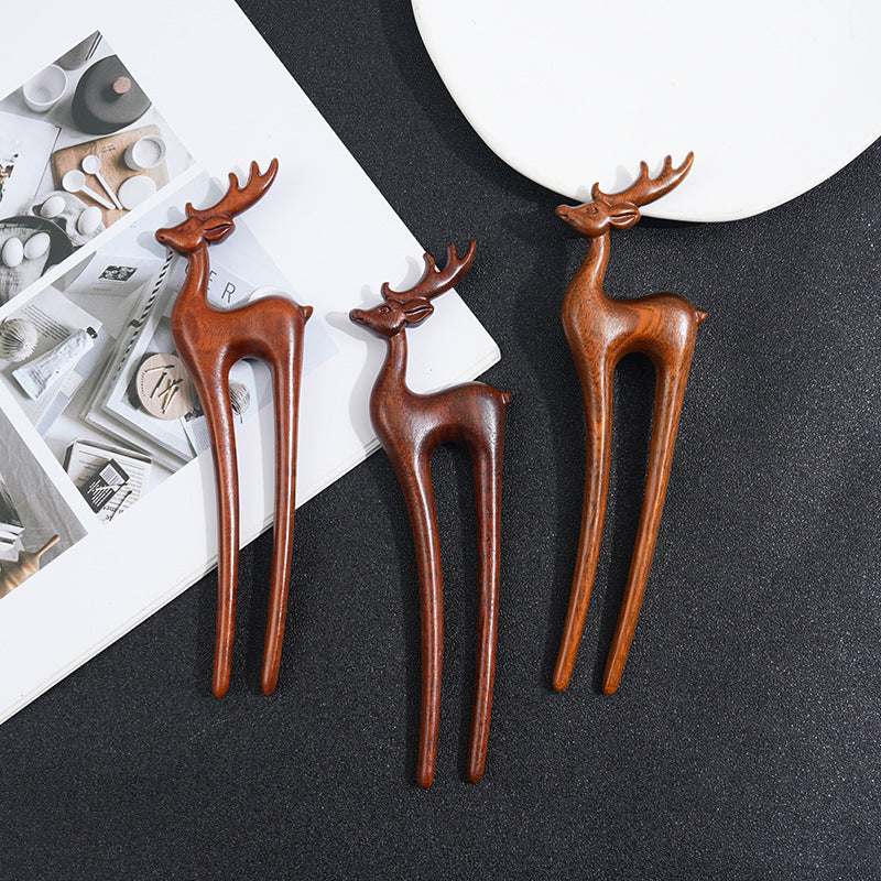 PF185 - 19cm Lacewood Hair Sticks - Wholesale