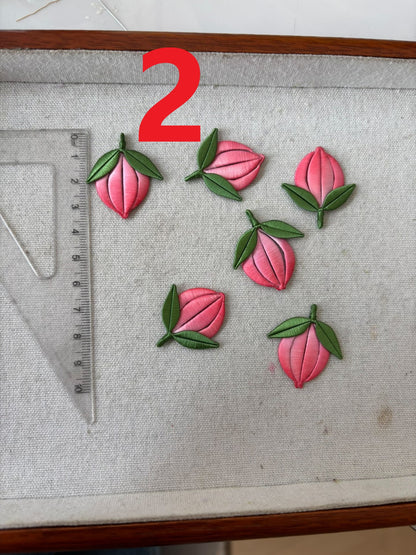 PF233 - Fruits Chanhua Hair Clips - Wholesale