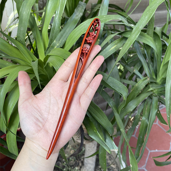 PF140 - 20cm Rosewood Hair Sticks - Wholesale