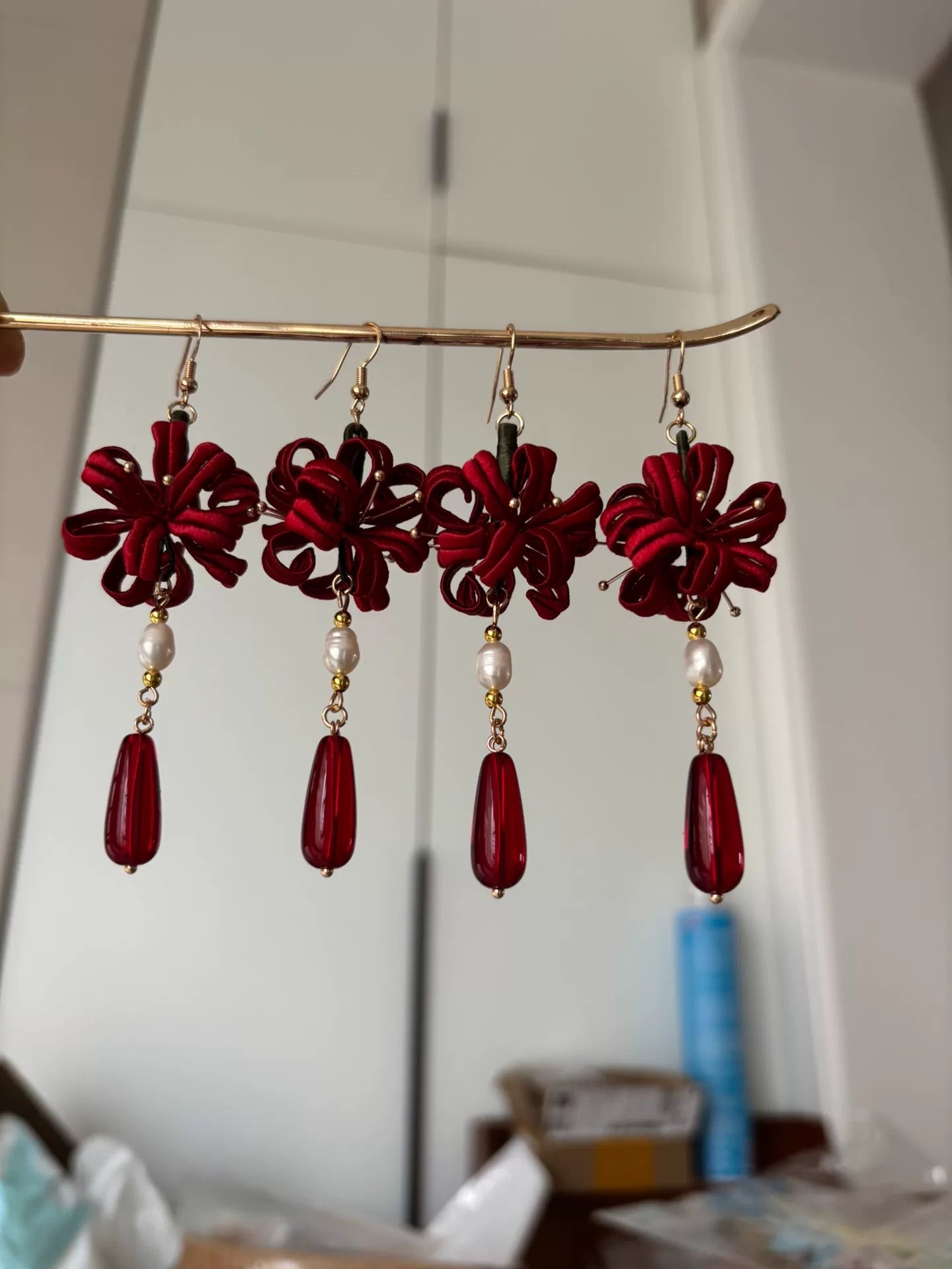 PF227 - Spider Lily Chanhua Earrings - Wholesale