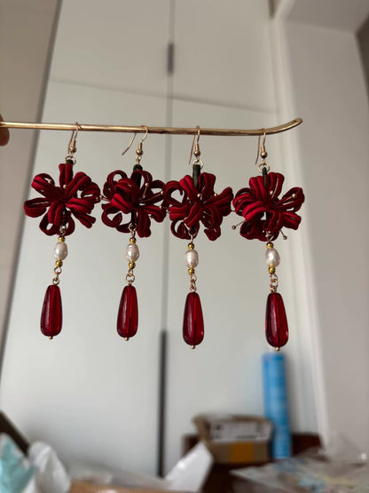 PF227 - Spider Lily Chanhua Earrings - Wholesale