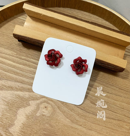 PF018 - Rose Chanhua Earrings - Wholesale