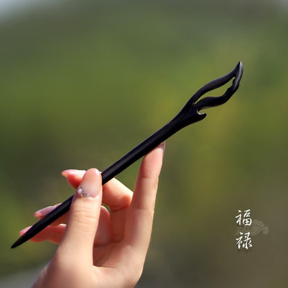 PF084 - 18cm Ebony Hair Sticks - Wholesale