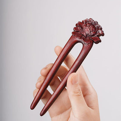 PF143 - Intricate Wooden Hair Sticks - Wholesale