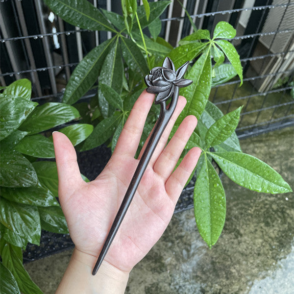 PF142 - 20cm African Blackwood Hair Sticks - Wholesale
