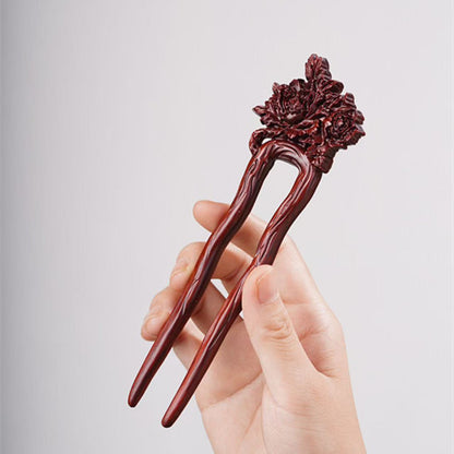 PF143 - Intricate Wooden Hair Sticks - Wholesale