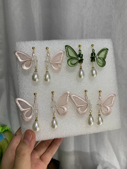 PF034 - Butterfly Chanhua Earrings - Wholesale
