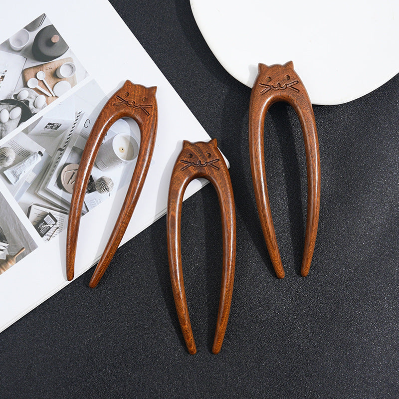 PF185 - 19cm Lacewood Hair Sticks - Wholesale