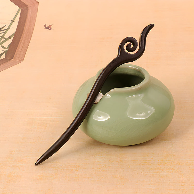 PF082 - 15cm Ebony Hair Sticks - Wholesale