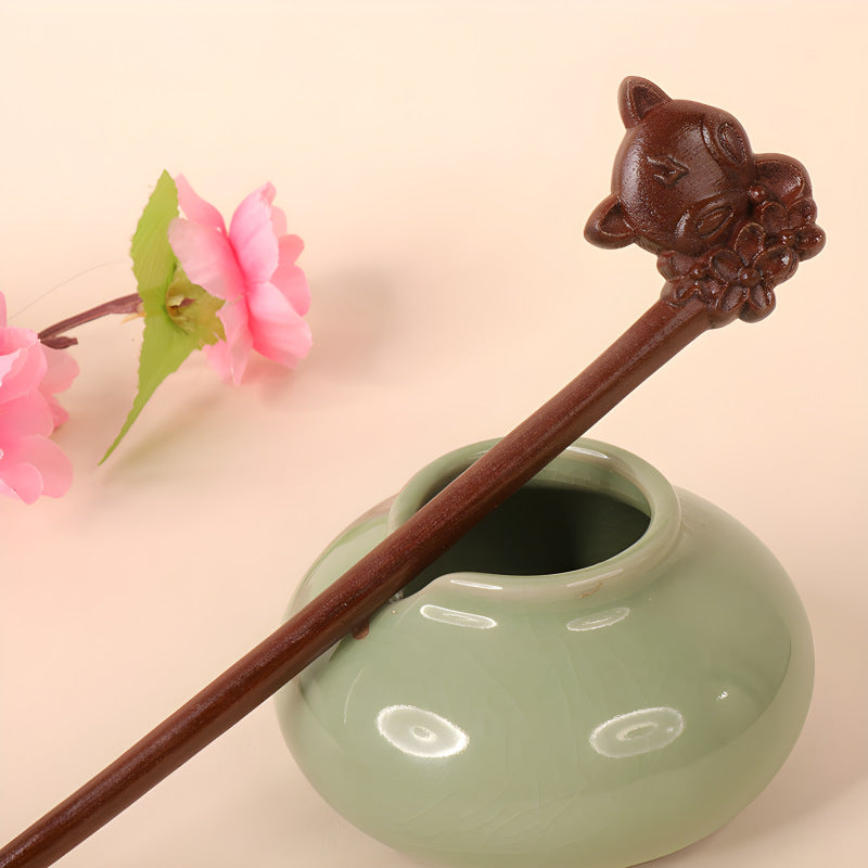 PF100 - 18cm Lacewood Hair Sticks - Wholesale