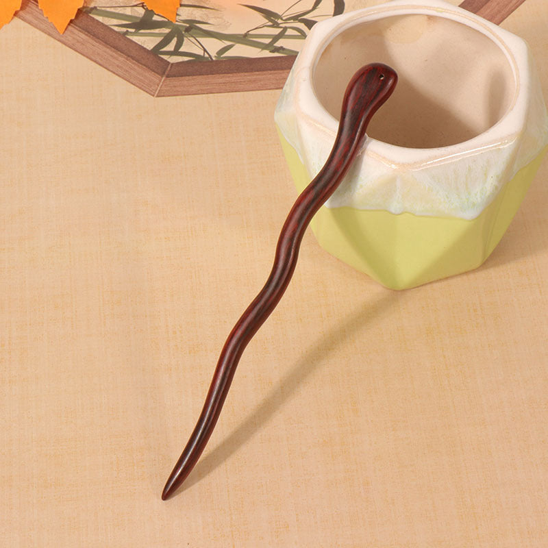 PF115 - 18cm Rosewood Hair Sticks - Wholesale