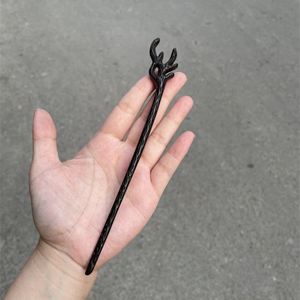 PF141 - 18cm African Blackwood Hair Sticks - Wholesale