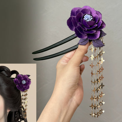 Peony Hairpin Chanhua Materials Flowers DIY Kit - Include Detailed Video Tutorial