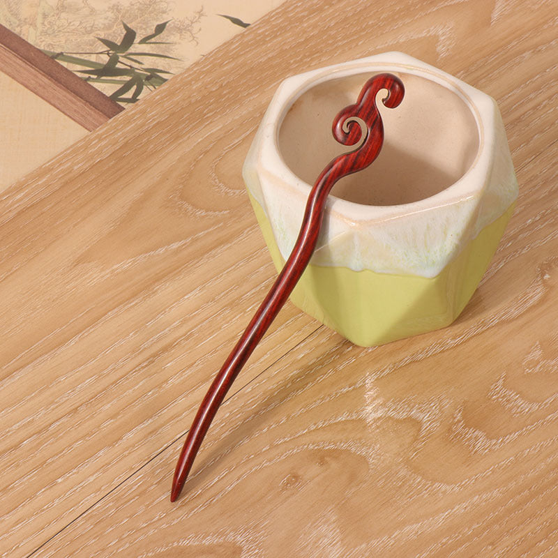 PF109 - 18cm Rosewood Hair Sticks - Wholesale