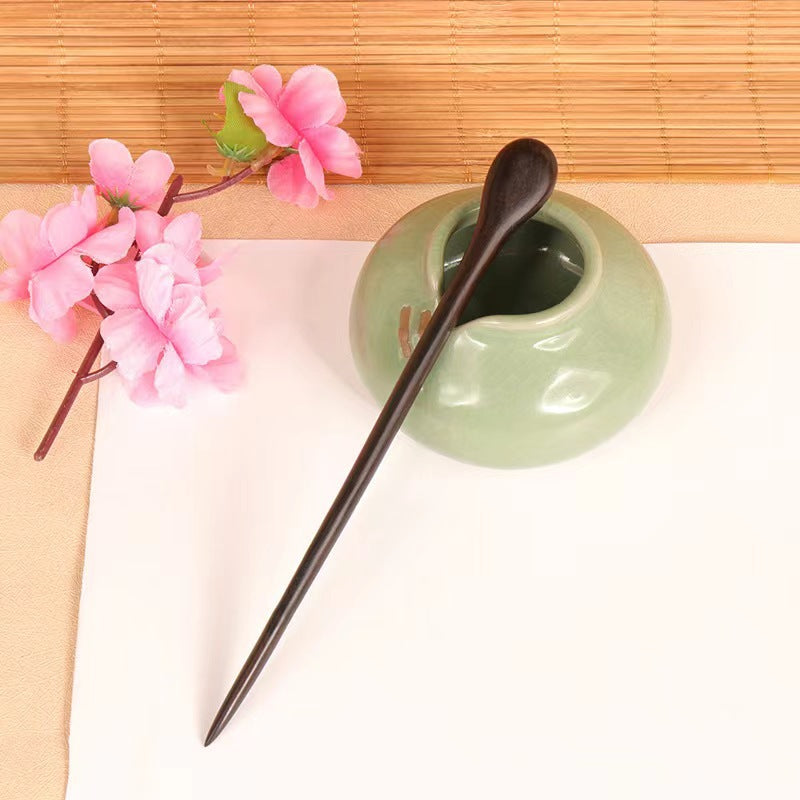 PF084 - 18cm Ebony Hair Sticks - Wholesale