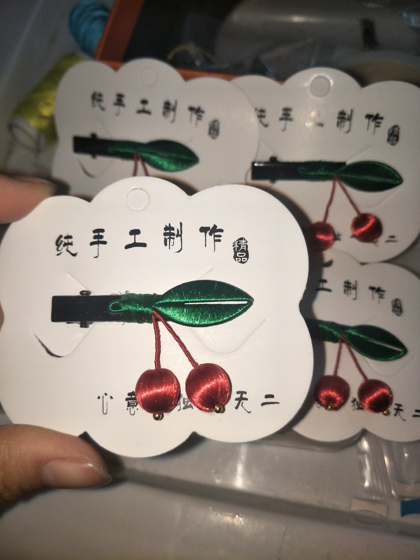 PF233 - Fruits Chanhua Hair Clips - Wholesale