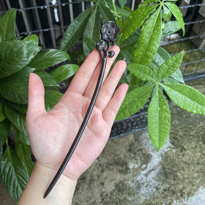 PF142 - 20cm African Blackwood Hair Sticks - Wholesale