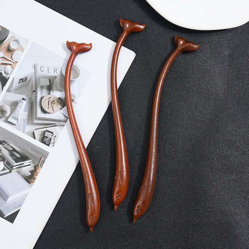 PF185 - 19cm Lacewood Hair Sticks - Wholesale