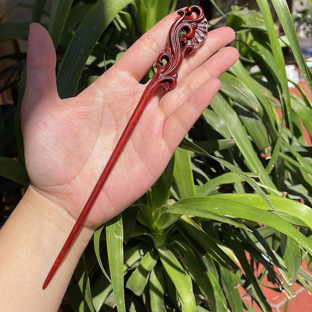 PF140 - 20cm Rosewood Hair Sticks - Wholesale