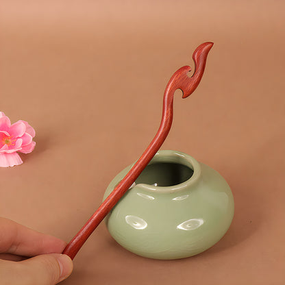 PF086 - 18cm African Padauk Hair Sticks - Wholesale