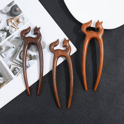 PF185 - 19cm Lacewood Hair Sticks - Wholesale