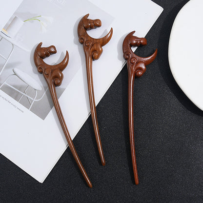 PF185 - 19cm Lacewood Hair Sticks - Wholesale