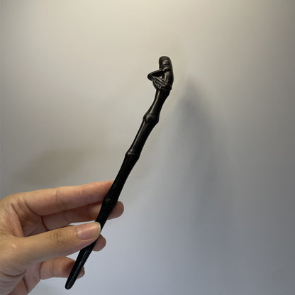 PF141 - 18cm African Blackwood Hair Sticks - Wholesale