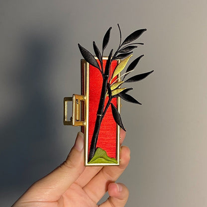 Handmade Chanhua Bamboo Leaf - Artisanal Traditional Hair Accessory