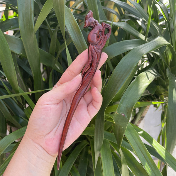 PF140 - 20cm Rosewood Hair Sticks - Wholesale
