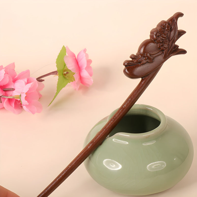 PF100 - 18cm Lacewood Hair Sticks - Wholesale