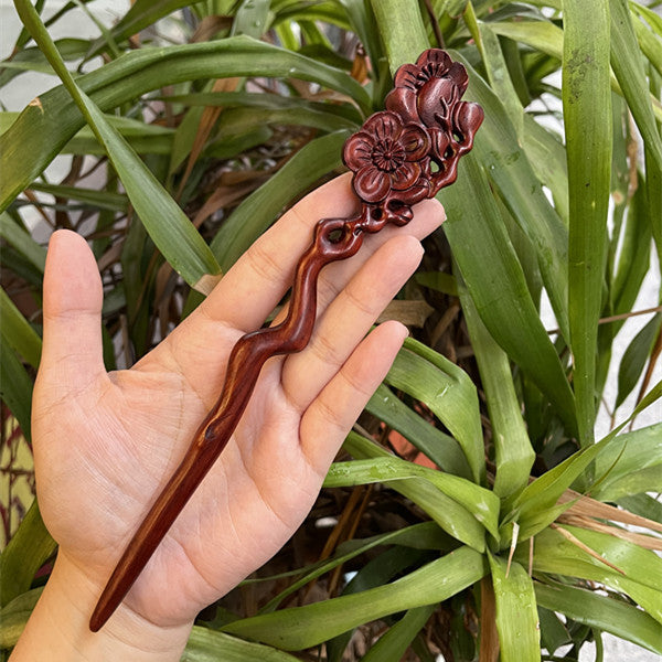 PF140 - 20cm Rosewood Hair Sticks - Wholesale