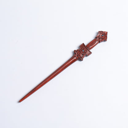 PF152 - 20cm Rosewood Sword Hair Sticks - Wholesale
