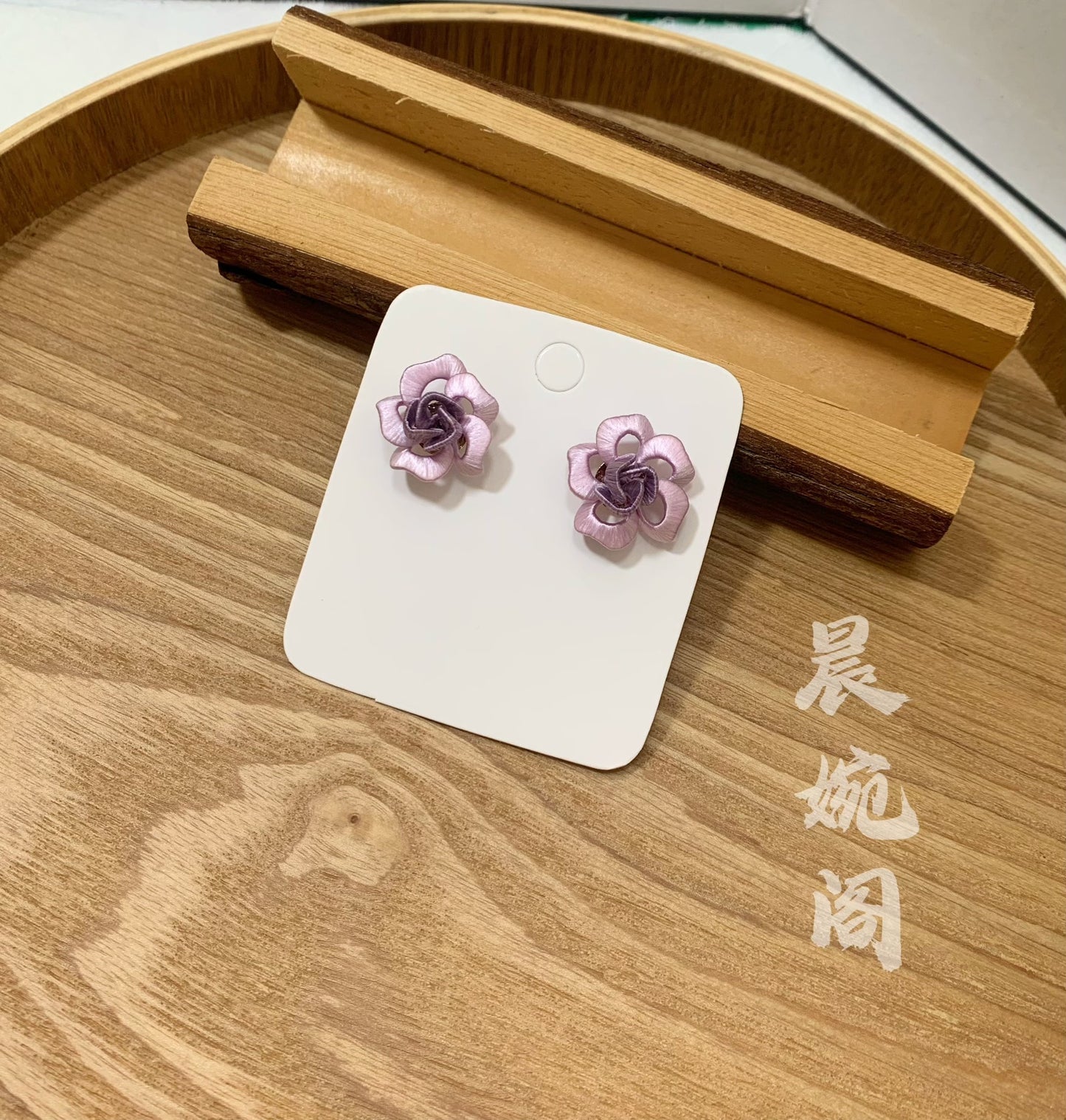 PF018 - Rose Chanhua Earrings - Wholesale