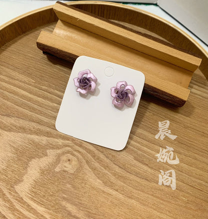 PF018 - Rose Chanhua Earrings - Wholesale