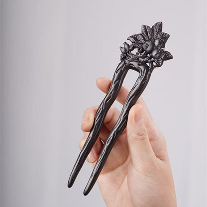 PF143 - Intricate Wooden Hair Sticks - Wholesale