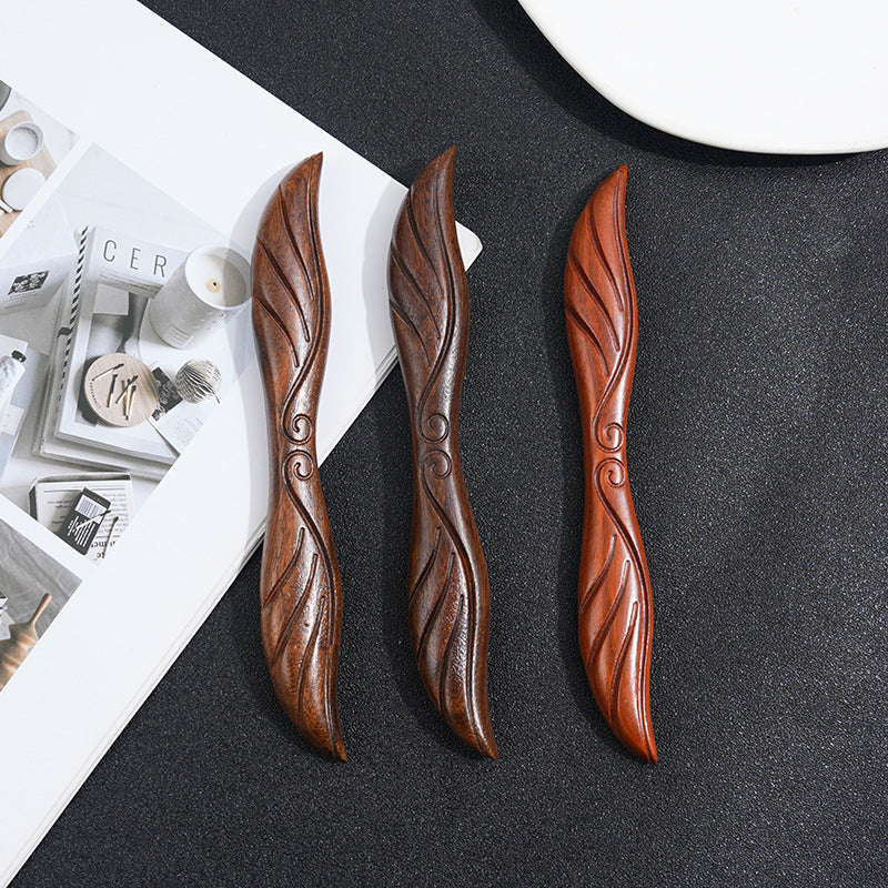 PF185 - 19cm Lacewood Hair Sticks - Wholesale