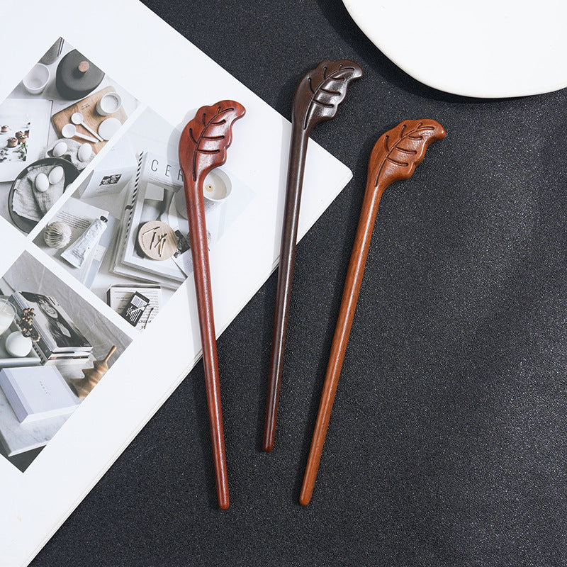 PF185 - 19cm Lacewood Hair Sticks - Wholesale