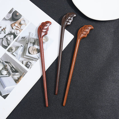 PF185 - 19cm Lacewood Hair Sticks - Wholesale