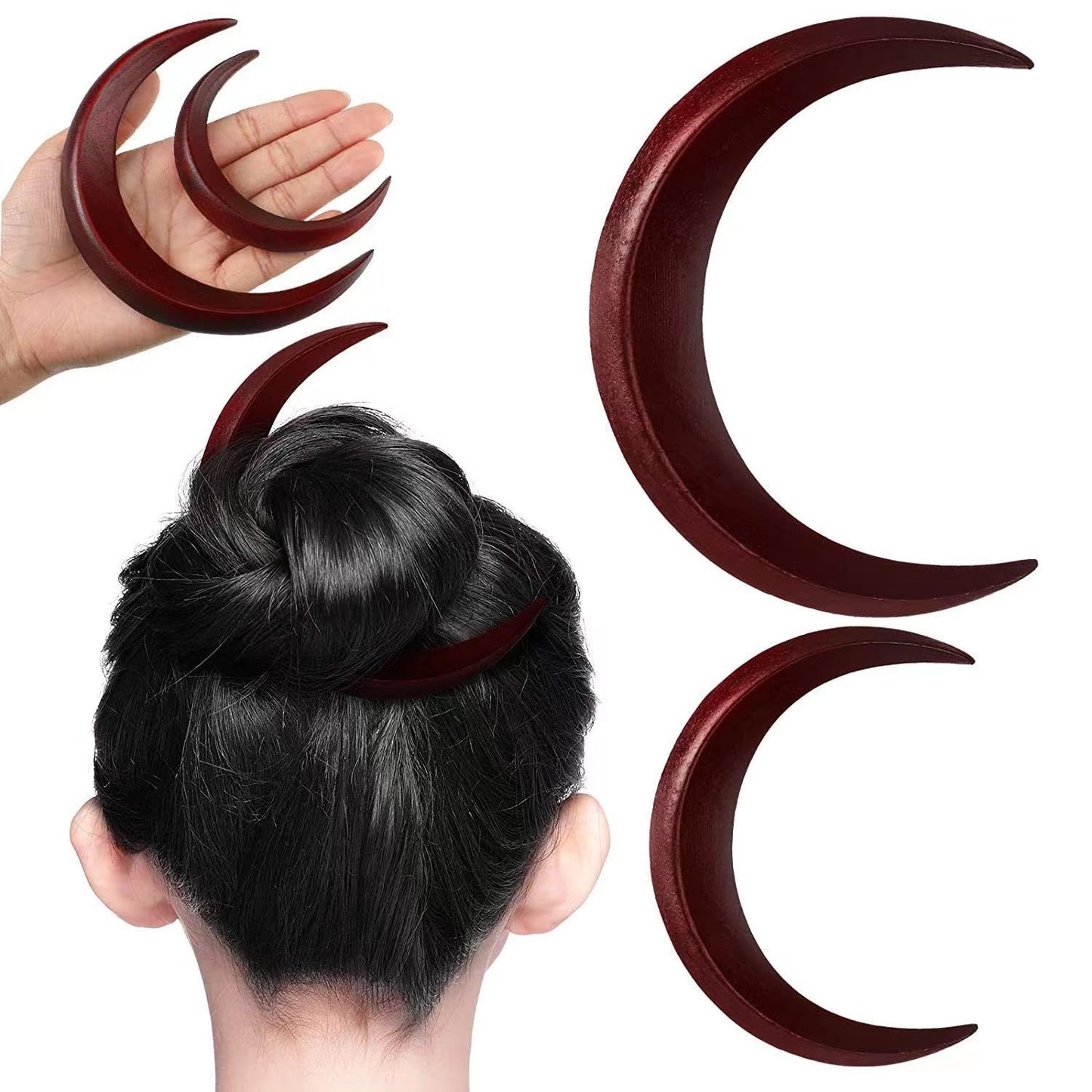 PF165 - Wooden Hair Sticks - Wholesale