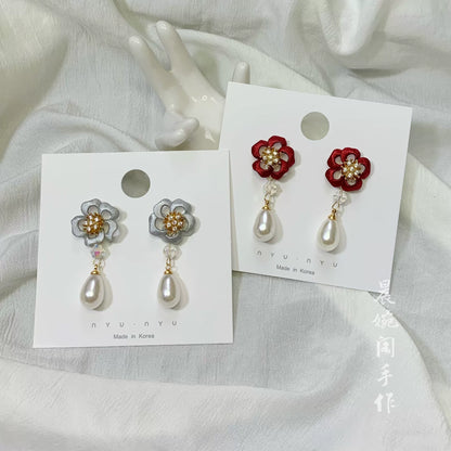 PF037 - Rose Chanhua Earrings - Wholesale